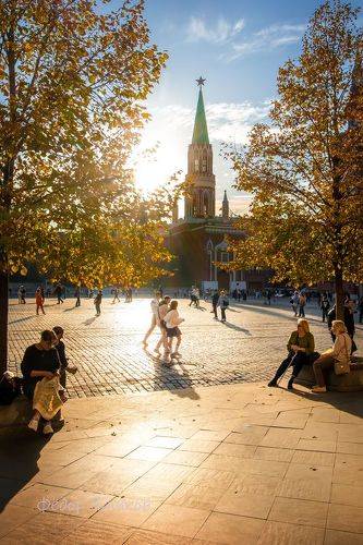 На золотой площади Кремля