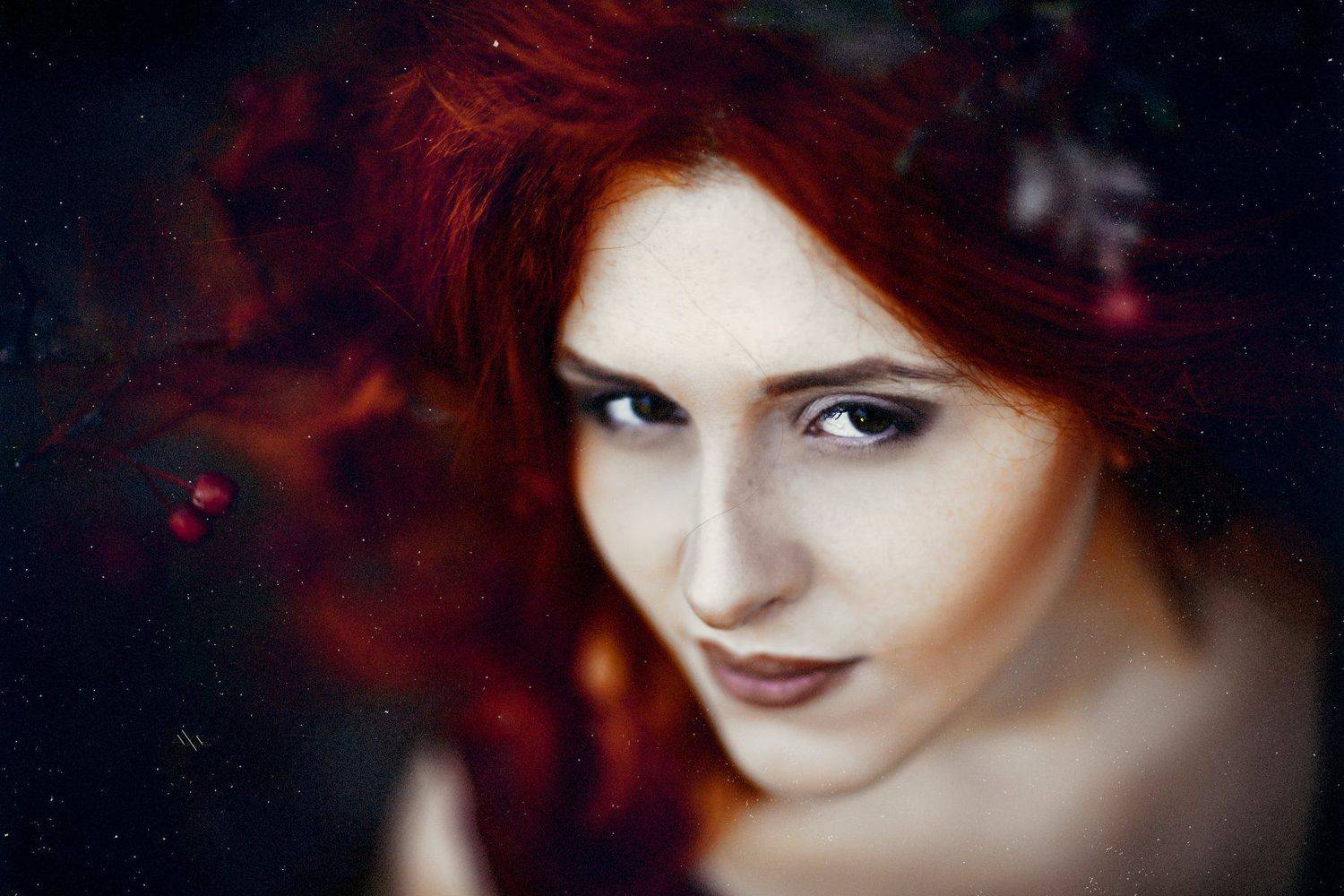 Autumn, Mood, Portrait, Redhead, Woman, Руслан Болгов (Axe)