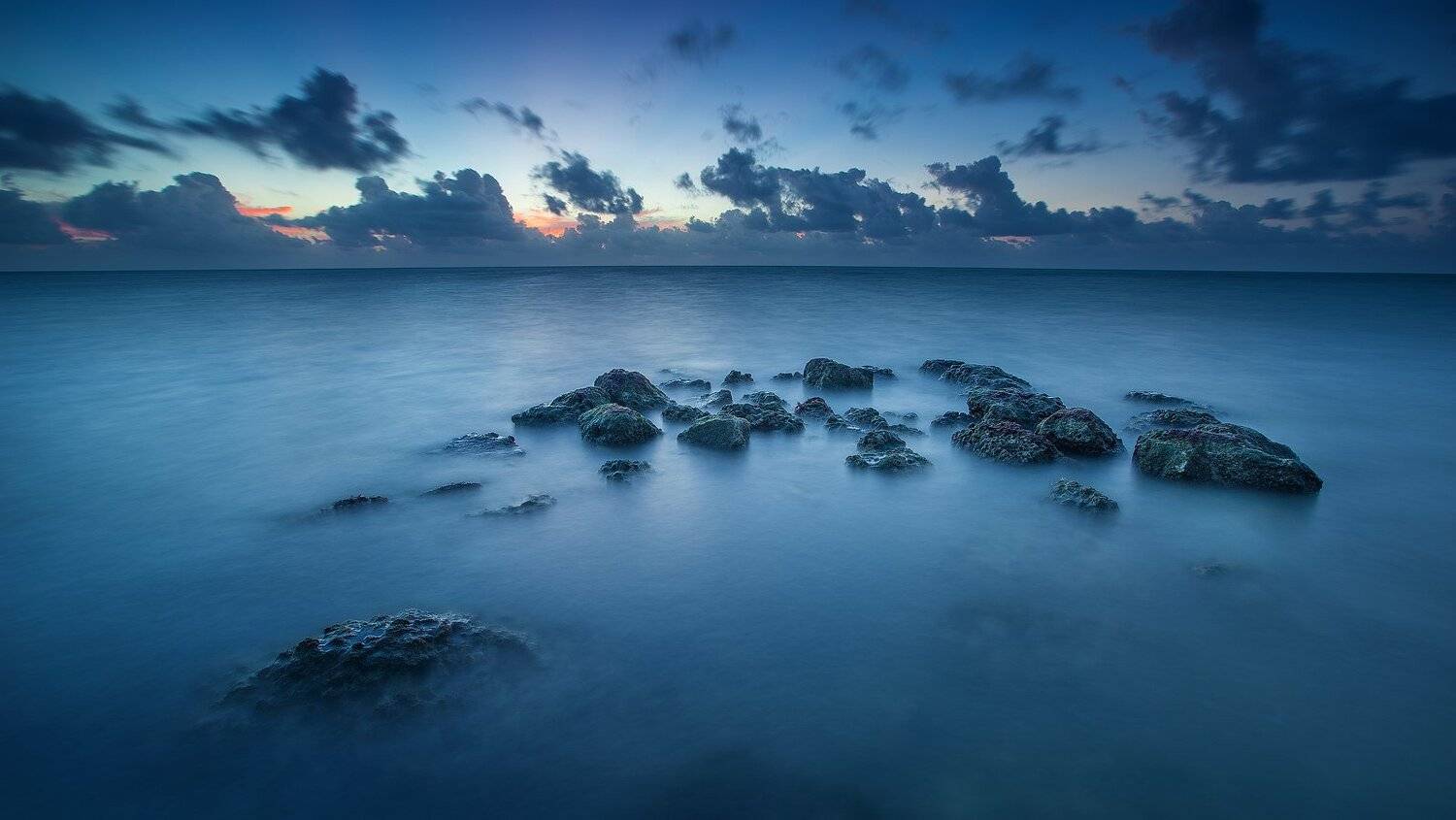 Blue, Clouds, Long exposure, Ocean, Sky clouds, Stones, Sunrise, Whater, Alexandru Popovschi
