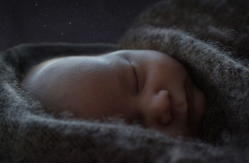 ребенок, малыш, звезды, ночь, новорожденный, сон, мечты, dream, baby,child,newborn, childhood, детство, сказки Сны под звездами фото превью