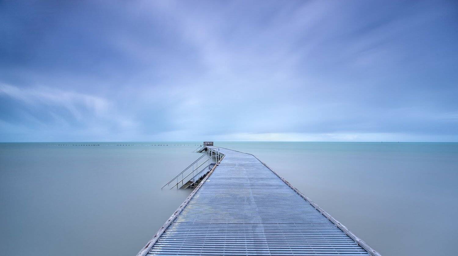 Bridge, Clouds, Long exposure, Sky, Weather, Whater, Alexandru Popovschi