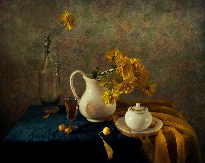 лето, жара, цветы, желтые шары, натюрморты Желтые шары, жара фото превью