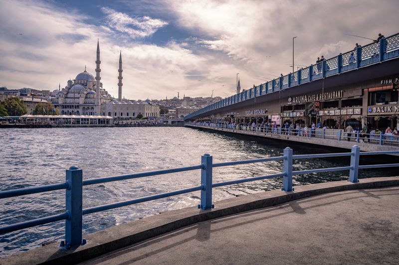 городской пейзаж, архитектура, мосты, мост галата, стамбул Мост Галата, Стамбул фото превью