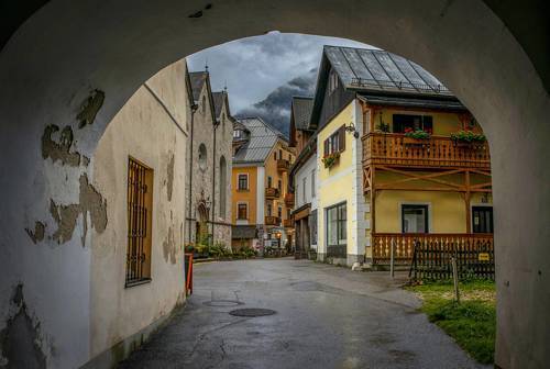 Rainy morning in Hallstatt