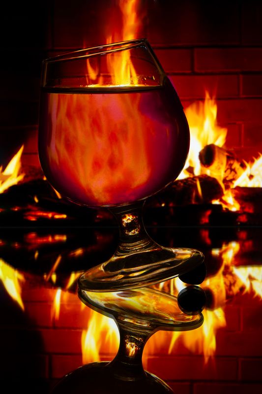 Вечер у камина фото превью