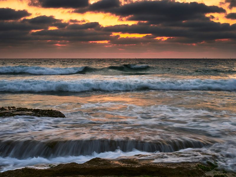 Mediterranean Sea, Sunset фото превью