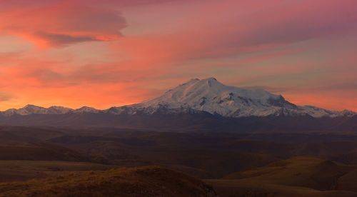 Эльбрус ,рассвет