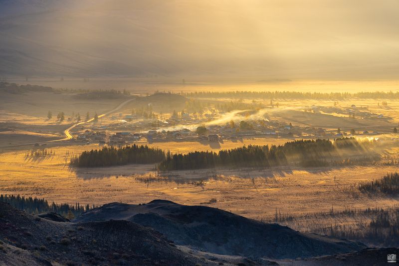 алтай Рассвет над Кураем фото превью