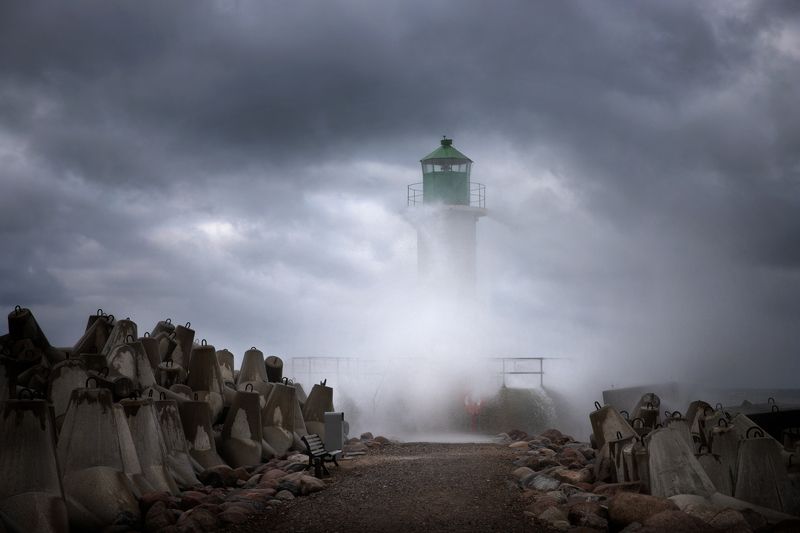 Вентспилсский южный маяк фото превью