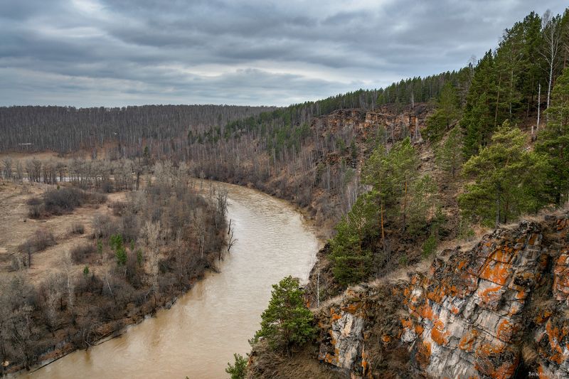 река юрюзань, природа, челябинская область, пороховые скалы Юрюзань фото превью