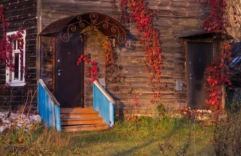 утро осень деревня серково Тук-тук.... осень пришла фото превью