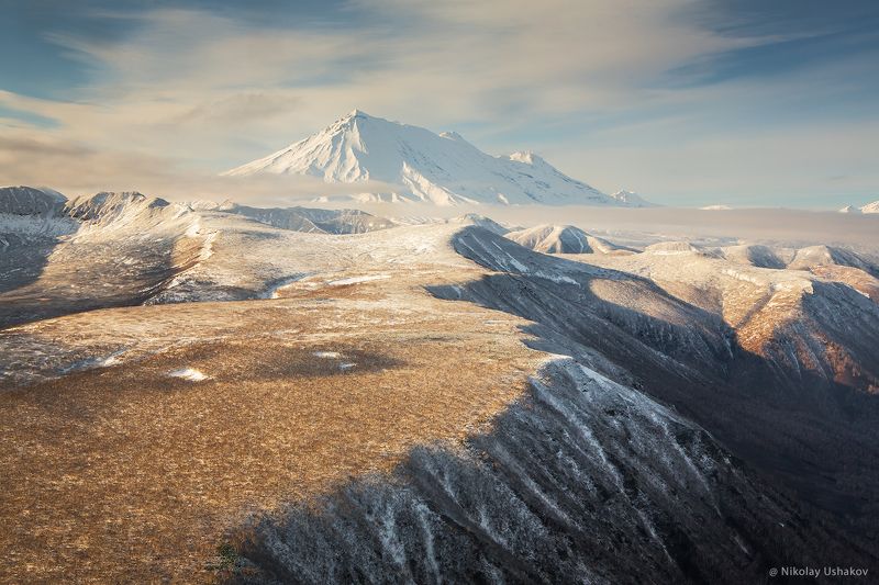 Камчатка Пролетая над вулканами фото превью
