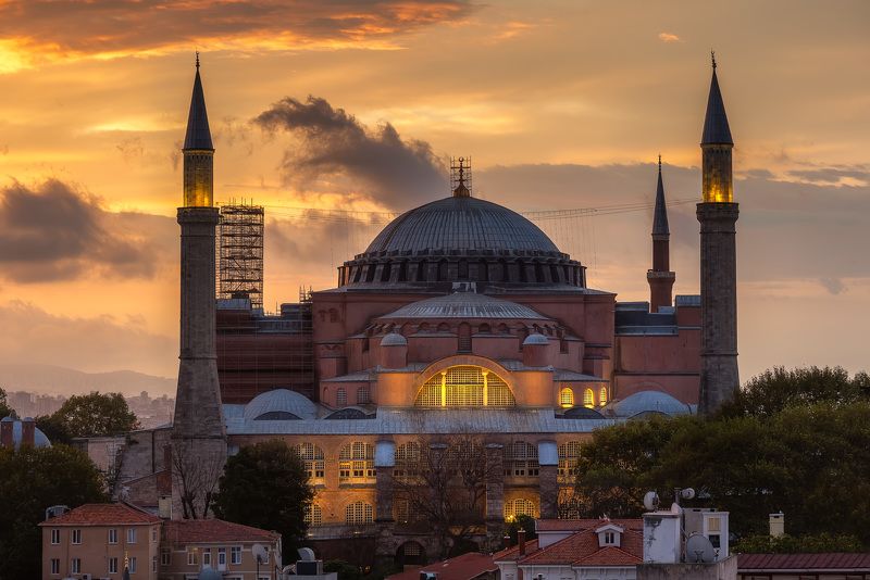 Рассвет в Стамбуле фото превью