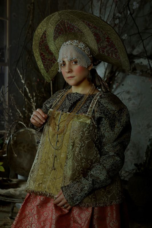 Портрет в кокошнике фото превью