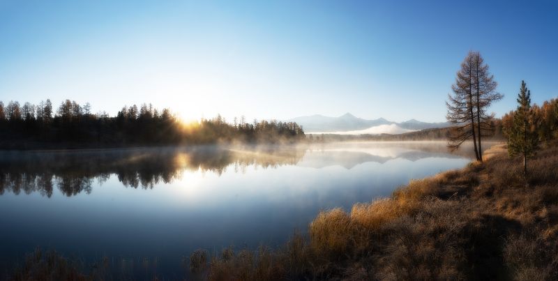 Утро на озеро Киделю фото превью