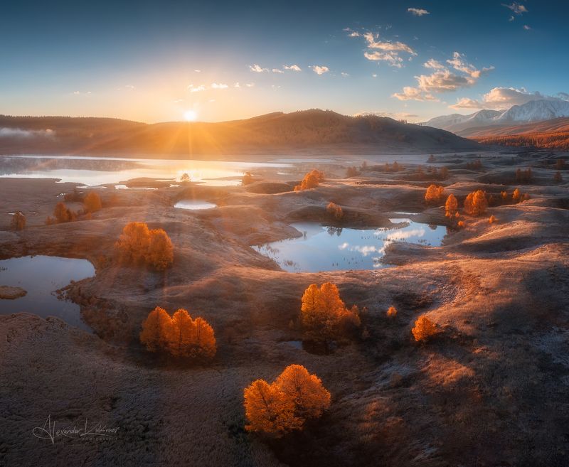 алтай,рассвет,осень Светится осень... фото превью
