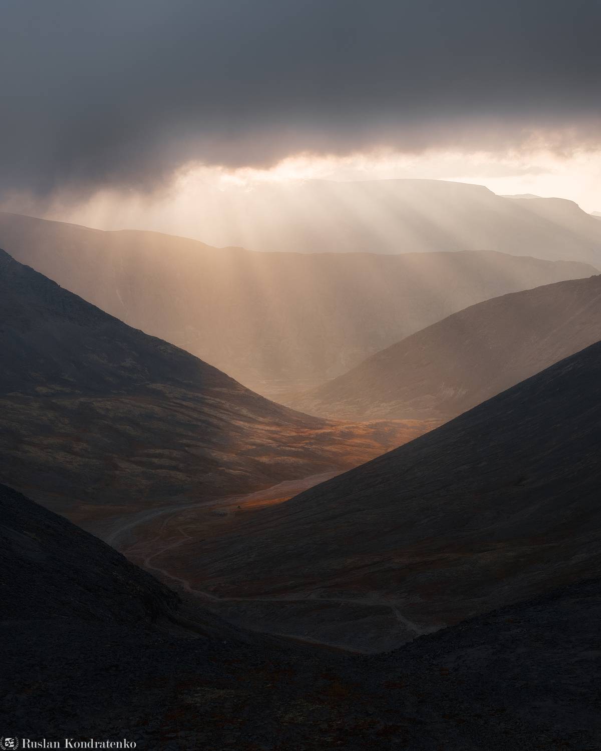 Хибины, закат, Кольский полуостров, мурманская область, горы, Кондратенко Руслан