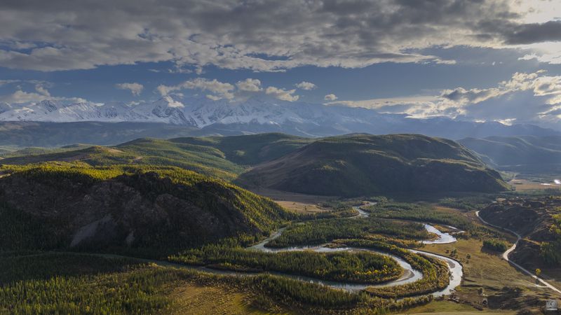 Полет над Чуйскими зигзагами фото превью