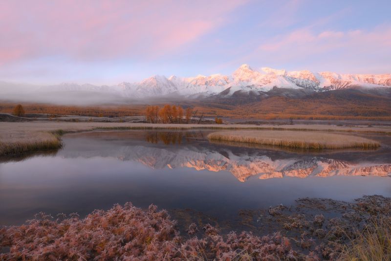алтай фототур по алтаю осень горы горный алтай республика алтай джангысколь ештыкель Бодрящее утро на Джангысколь фото превью