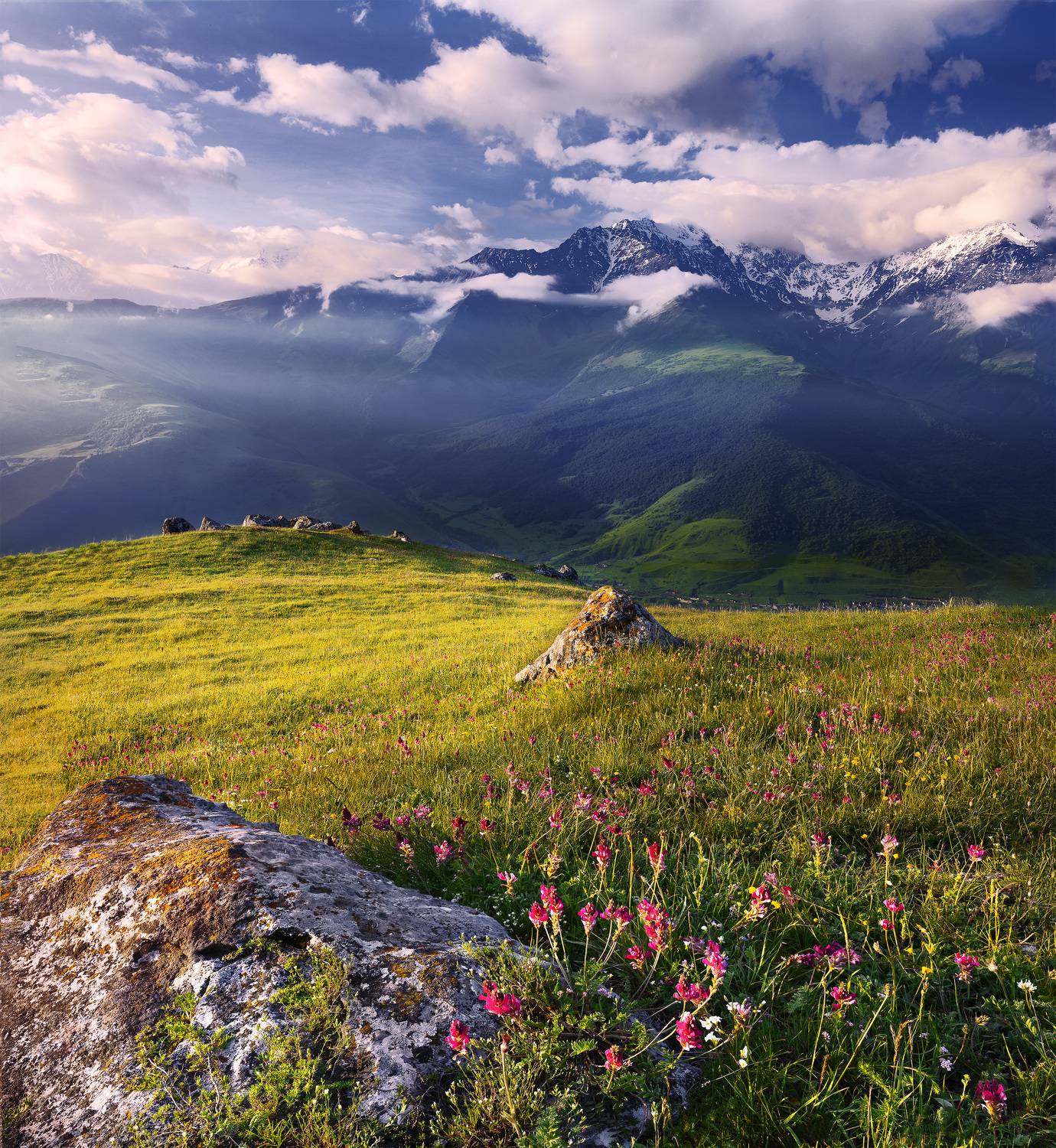 #осетия #рассвет #горы, Руднев Юрий