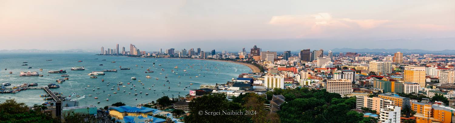 #море #тайланд #вид #город #панорама #city #pattaya, Найбич Сергей