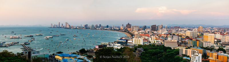 #море #тайланд #вид #город #панорама #city #pattaya Pattaya 2024 фото превью