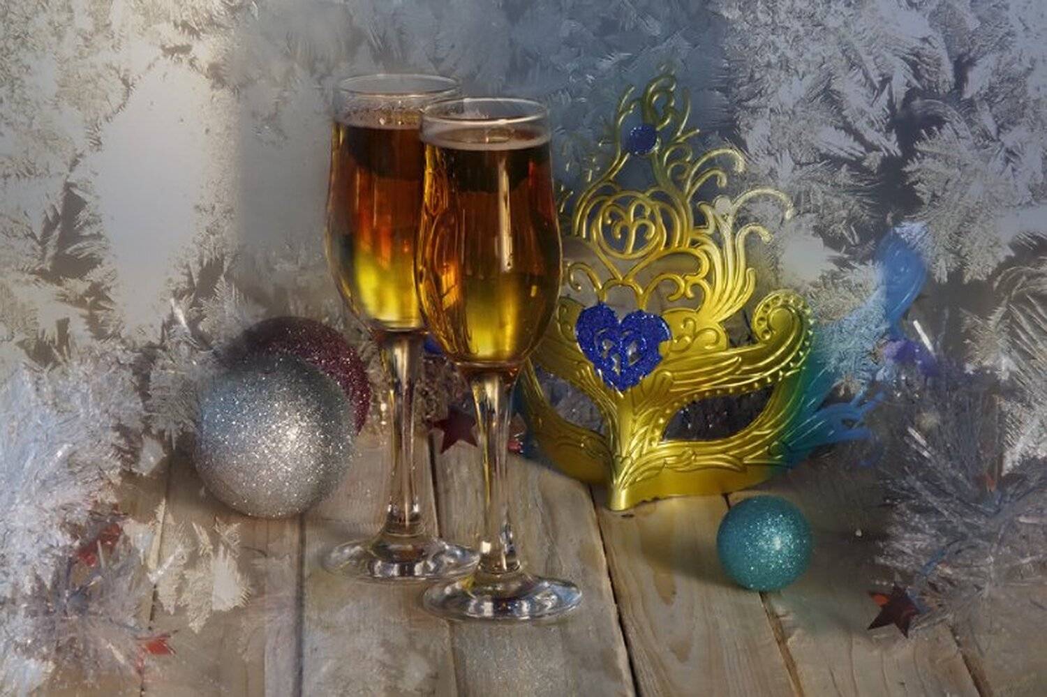 Бокалы Шампанского, Маскарад, Праздник, Вера Павлухина