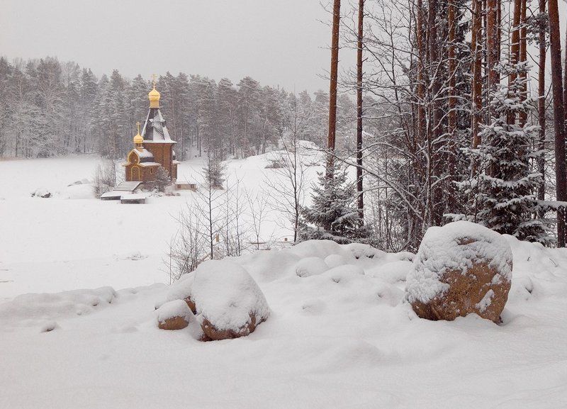 Зимняя прогулка по Вуоксе. фото превью