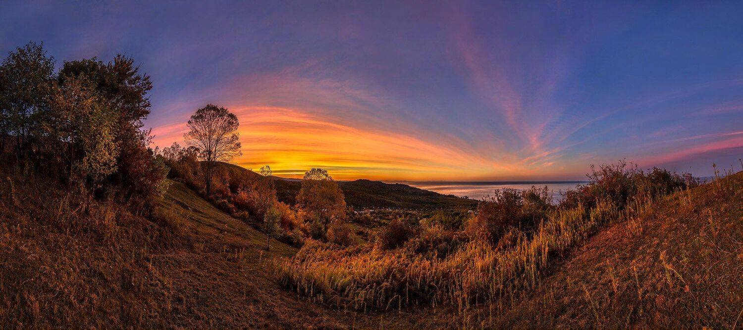 Абхазия, Заря, Море, Холмы, Лашков Фёдор