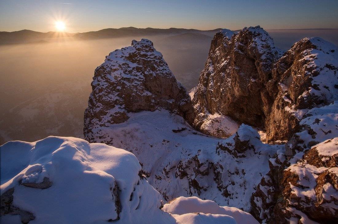 торгашинский, красноярск, зима, скалы, арка, базаиха, снег, закат, холод, мороз, зимний, Александр 'Horimono' Нерозя
