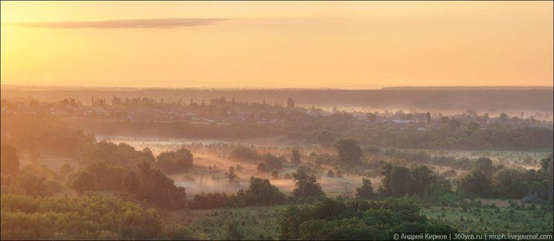 Дон, Воронежская область, пейзаж, рассвет, Обычное донское утро фото превью