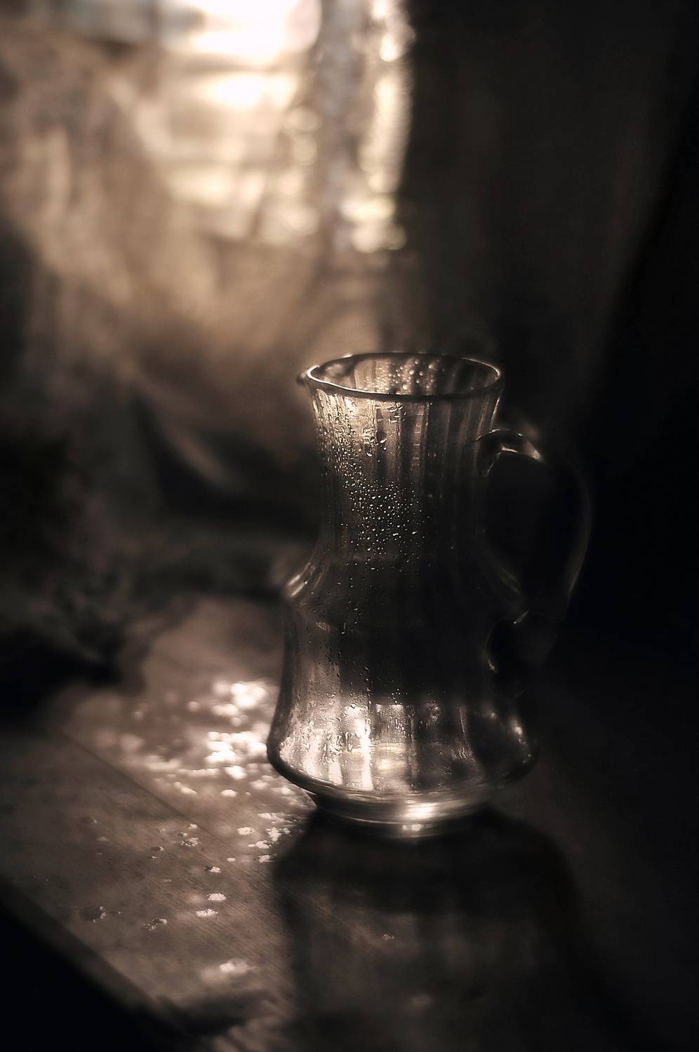 натюрморт, утро, кувшин, капли, рассвет, Буглак Инна