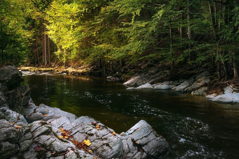 Горная река фото превью