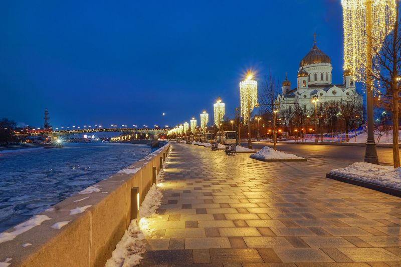 Москва зимняя фото превью
