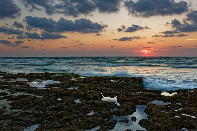 Mediterranean Sea, Sunset фото превью