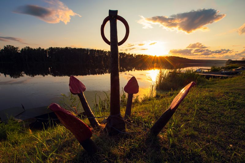 На закате фото превью