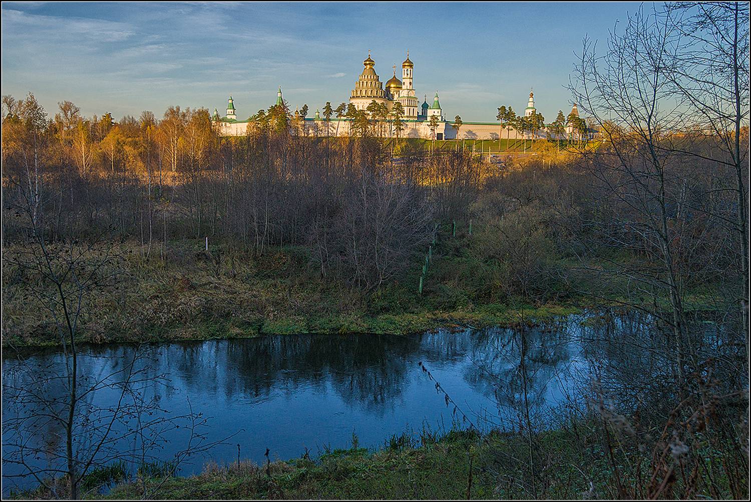 московская обл.,октябрь, вечер, р.истра, АНАТОЛИЙ ДОВЫДЕНКО