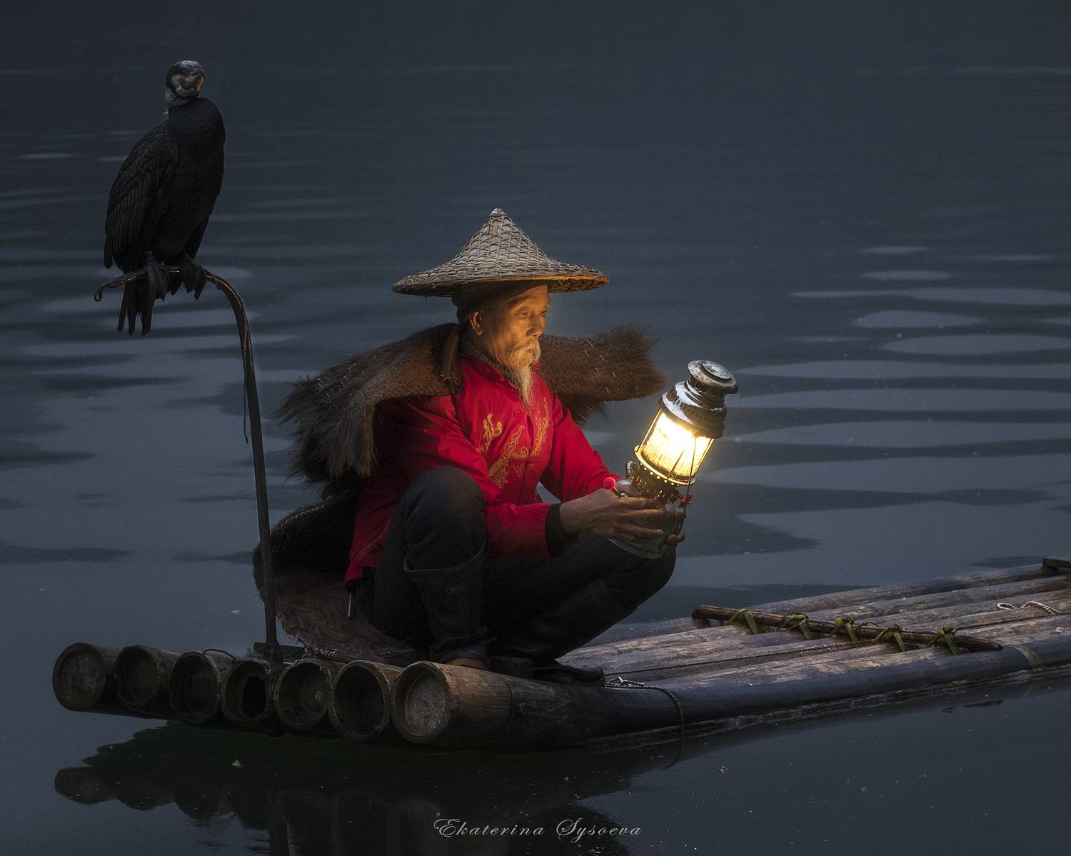 Китай, фототур в Китай, китайская живопись, карстовые холмы, Гуйлинь, китайские рыбаки, Екатерина Сысоева