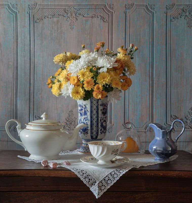 Утреннее чаепитие. фото превью