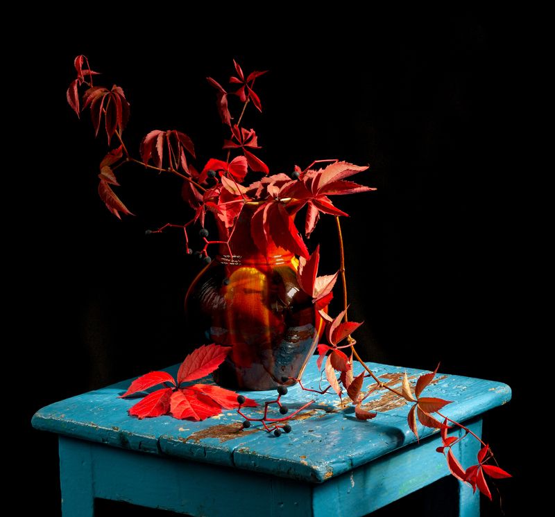 Осенний костер фото превью