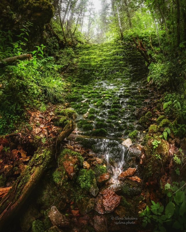 алалай, водопад, колва Водопад Алалай фото превью