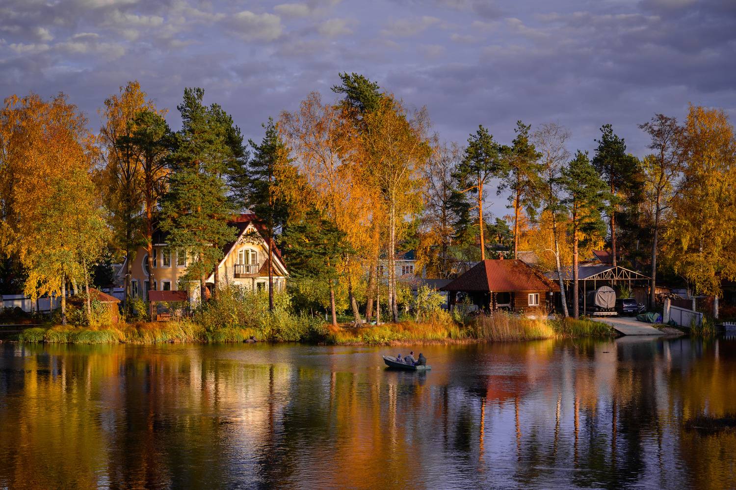 осень река вуокса приозерск, Бабурин Олег