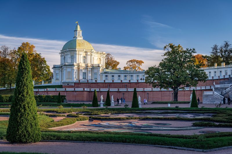 городской пейзаж, архитектура, дворцы, Большой Меншиковский дворец, Ораниенбаум Большой Меншиковский дворец в Ораниенбауме фото превью