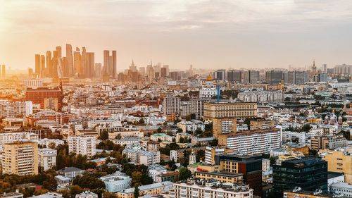 Москва на закате дня!