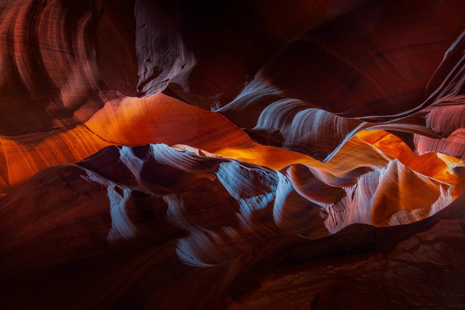 canyon, red rocks, antelope canyon, Gubski Alexander