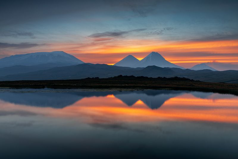 долина великанов, камень, камчатка, ключевская сопка, вулканы, kamchatka, ключевской, безымянный, ушковский Рассвет в Долине великанов фото превью