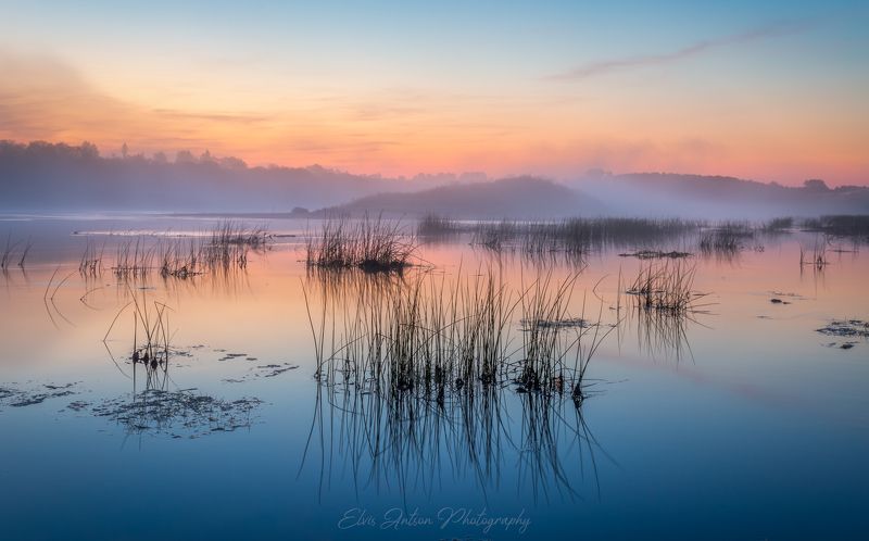 пейзаж, природа, кологрив Осенние туманы фото превью