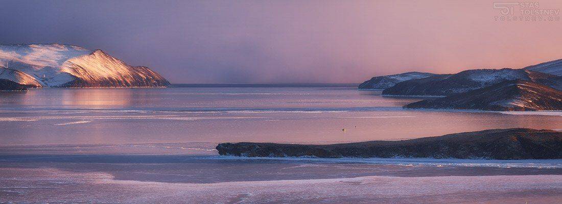 байкал, малое море, ольхон, лед, зима,, Станислав Толстнев