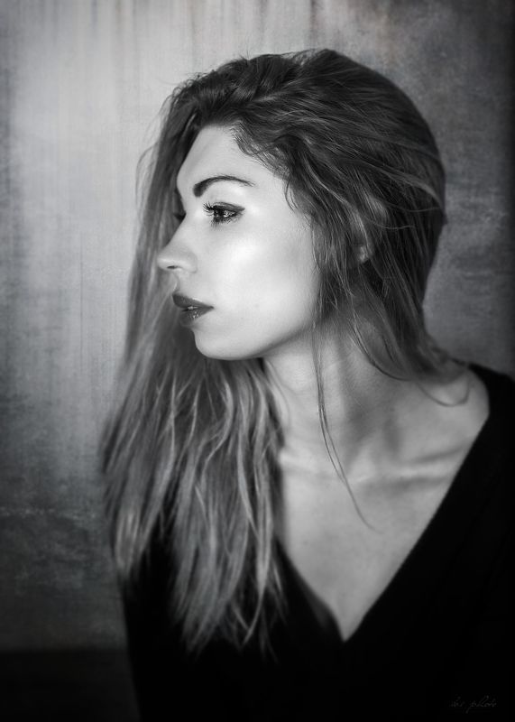 Black and white, Portrait, Woman Madeleine фото превью