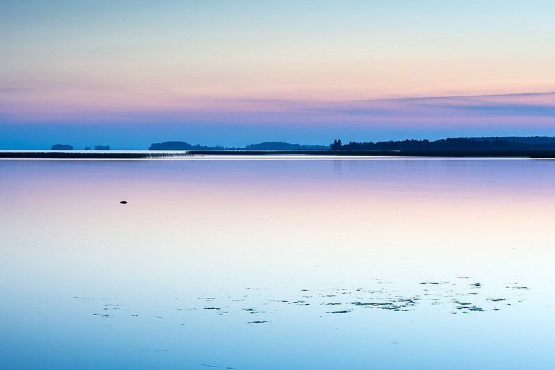 онега, закат, вечер, север, карелия Онежский вечер фото превью